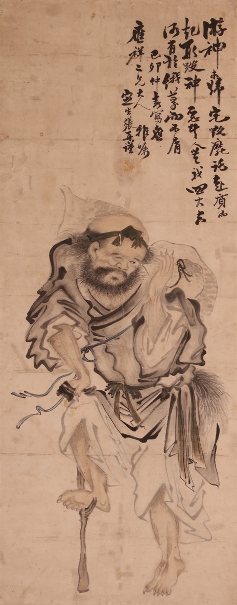 张再谨铁拐李图轴